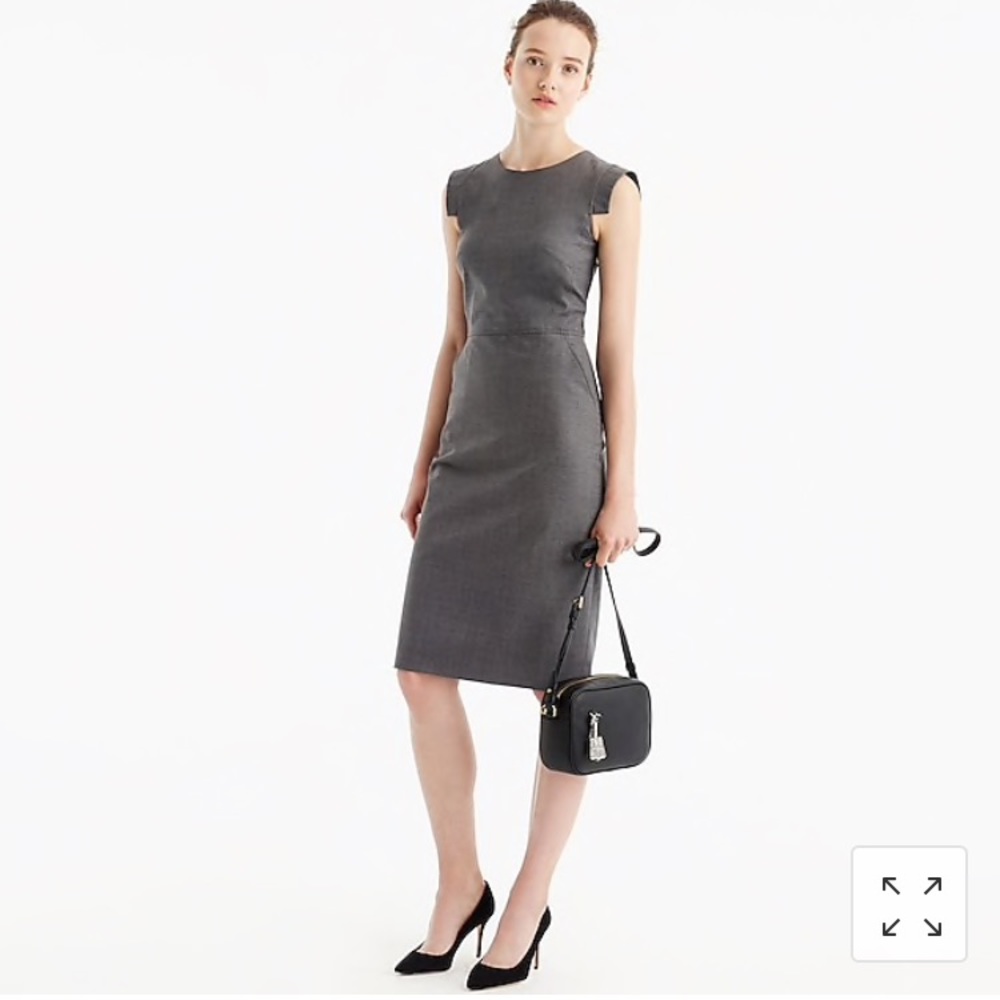 J Crew Resume Dress gray